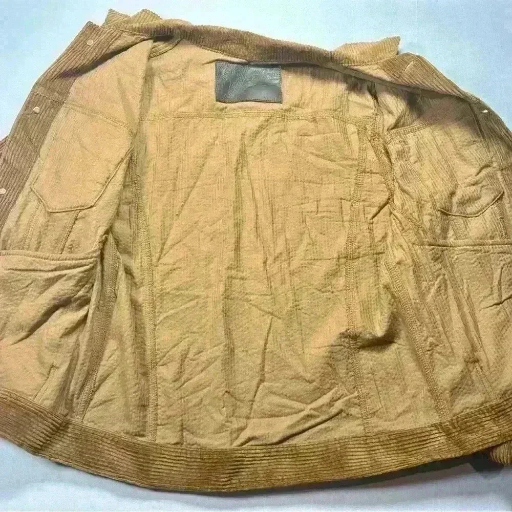 Naked & Famous Seesucker Corduroy Brown Jacket - XS - Picture 7 of 10